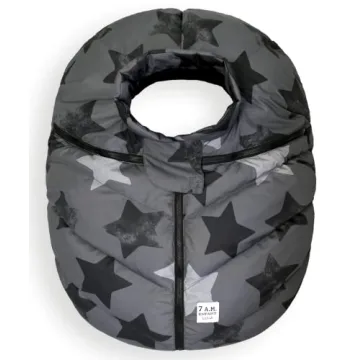 7AM Infant Car Seat Cover - Lightweight & Stylish Warmth