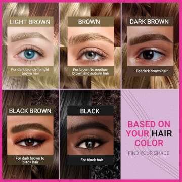 iMethod Eyebrow Pen - Eyebrow Pencil Magic 2-in-1 Eye Brow Pencils for Women with 4-Fork-Tip and Precise Brush-Tip Create Natural Hair-Like Brows, Last All Day, Microblading Eyebrow Pen, Dark Brown