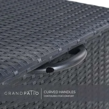 Grand Patio 108 Gallon Deck Storage Box for Outdoor Use