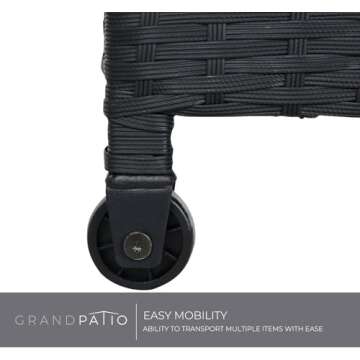 Grand Patio 108 Gallon Deck Storage Box for Outdoor Use