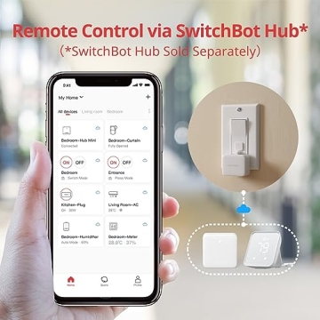 SwitchBot Smart Button Pusher - Easy Home Automation Device