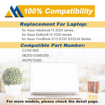 Mobik 50Wh C31N1905 Laptop Battery for Asus Models