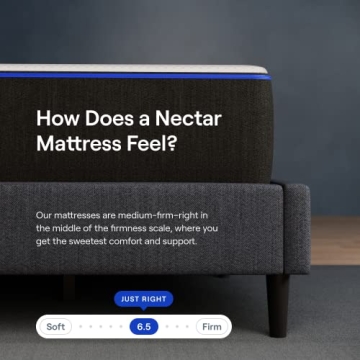 Nectar Queen Mattress - 365 Night Trial - Gel Comfort