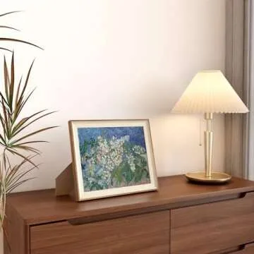 VIYYIEA Vintage Framed Wall Art - Chestnut Branches Decor