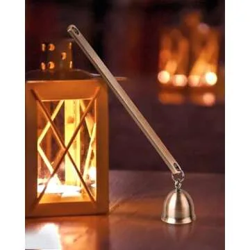 RONXS 3 in 1 Candle Accessory Set, Candle Wick Trimmer Candle Cutter, Candle Snuffer, Candle Wick Dipper with Gift Package for Candle Lover (Copper)