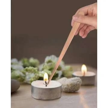 RONXS 3 in 1 Candle Accessory Set, Candle Wick Trimmer Candle Cutter, Candle Snuffer, Candle Wick Dipper with Gift Package for Candle Lover (Copper)