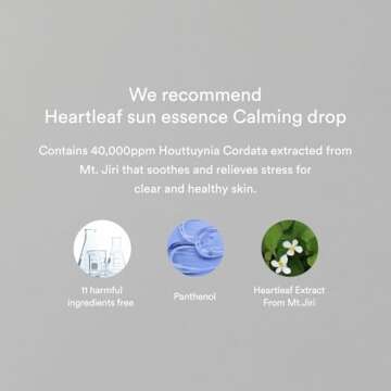 Heartleaf Sun Essence Calming Drop 50ml - Gentle Hydration for Sensitive Skin
