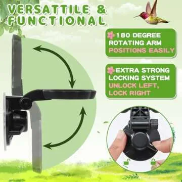 Gbekery Handheld Hummingbird Feeders (Set of 2) with Window Mount Suction Cup, New Upgraded Small Glass Hummingbird Feeder for Outdoors, Mini Window Humming Birds Feeders