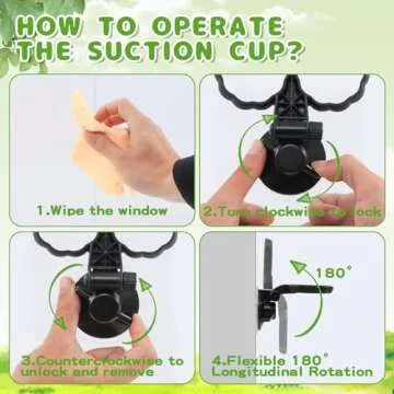 Gbekery Handheld Hummingbird Feeders (Set of 2) with Window Mount Suction Cup, New Upgraded Small Glass Hummingbird Feeder for Outdoors, Mini Window Humming Birds Feeders