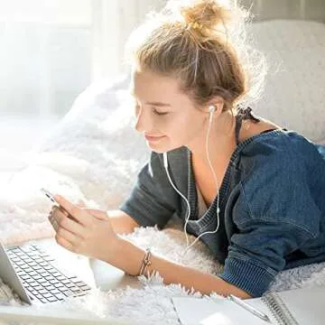 WEIZY Aux Earbuds - 2 Pack Wired Headphones with Mic