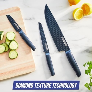 Blue Diamond Nonstick Stainless Steel Cutlery Set