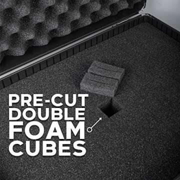 Zeikos ZE-HC36 Hard-Shell Protective Case for Drones and More