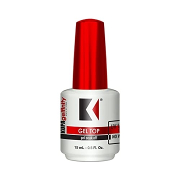 KUPA GelFinity Top Coat Glossy Finish 0.5 Fl Oz