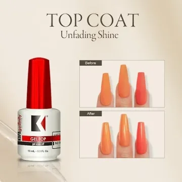 KUPA GelFinity Top Coat Glossy Finish 0.5 Fl Oz