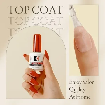 KUPA GelFinity Top Coat Glossy Finish 0.5 Fl Oz