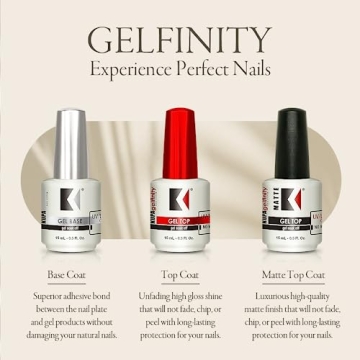 KUPA GelFinity Top Coat Glossy Finish 0.5 Fl Oz