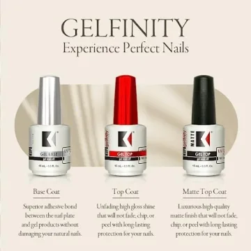 KUPA GelFinity Top Coat Glossy Finish 0.5 Fl Oz