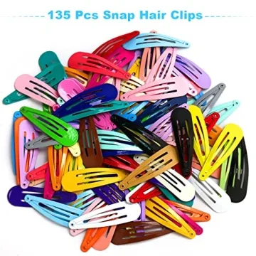 150 Colorful Metal Hair Clips - Versatile and Durable