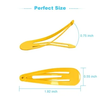 150 Colorful Metal Hair Clips - Versatile and Durable