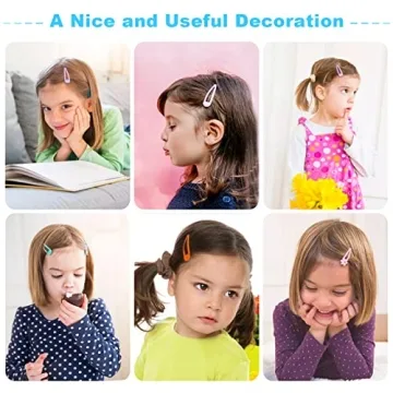 150 Colorful Metal Hair Clips - Versatile and Durable