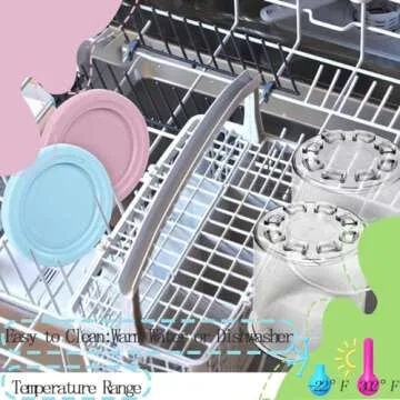 NLXCXUCY 4 Pack Containers for Ninja Creami Ice Cream