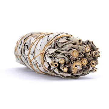 Juniper Ridge California White Sage Large Incense Bundle - Aromatherapy - No Synthetic Fragrance - Single Count