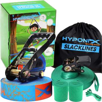 Hyponix 70' Slackline Kit for Kids & Adults