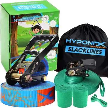 Hyponix 70' Slackline Kit for Kids & Adults