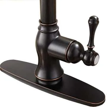 Stylish SHACO Antique Pull Down Sprayer Kitchen Faucet