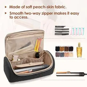 Yarwo Hair Straightener Travel Bag for Easy Organization