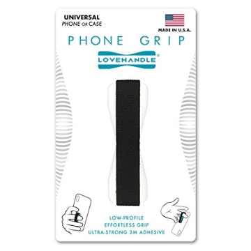 LOVEHANDLE Universal Phone Grip - Secure, Ergonomic Design for Easy One-Handed Use