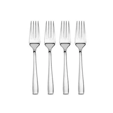 Mikasa, Delano Flatware Service for 4, 20 Piece Set, 18/0 Stainless Steel Silverware Set
