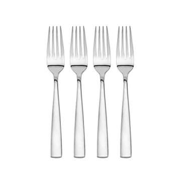 Mikasa, Delano Flatware Service for 4, 20 Piece Set, 18/0 Stainless Steel Silverware Set