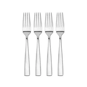 Mikasa, Delano Flatware Service for 4, 20 Piece Set, 18/0 Stainless Steel Silverware Set