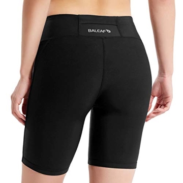BALEAF Women's 7" Compression Yoga Shorts with Pocket
