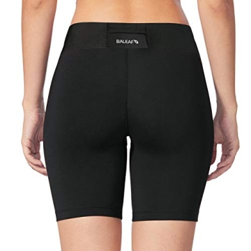 BALEAF Women's 7" Compression Yoga Shorts with Pocket