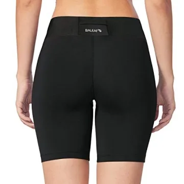 BALEAF Women's 7" Compression Yoga Shorts with Pocket