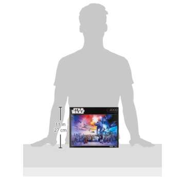 Buffalo Games - Star Wars - SW - You were The Chosen One - 2000 Piece Jigsaw Puzzle for Adults Challenging Puzzle Perfect for Game Nights - Finished Size is 38.50 x 26.50