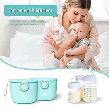 Portable Baby Formula Dispenser for Effortless Feedings