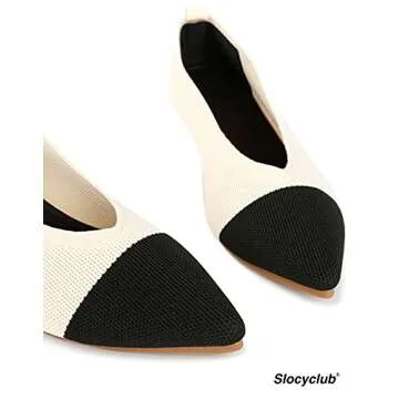 Stylish Slocyclub Women's Flat Slip-On Ballet Shoes