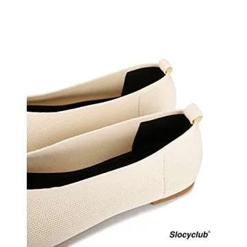 Stylish Slocyclub Women's Flat Slip-On Ballet Shoes