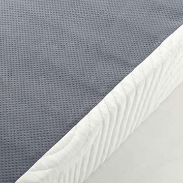 ZINUS Quick Lock Metal Smart Box Spring, 4 Inch Mattress Foundation, Strong Metal Structure, Easy Assembly, King, White