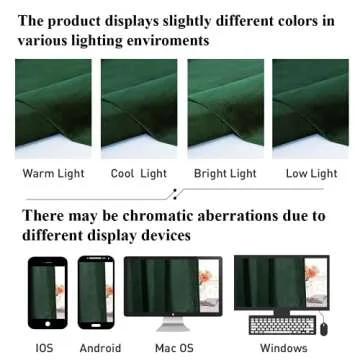 Luxurious StangH Dark Green Velvet Curtains for Home