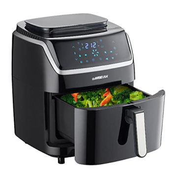 GoWISE USA 7-Quart Steam Air Fryer with 8 Cooking Presets