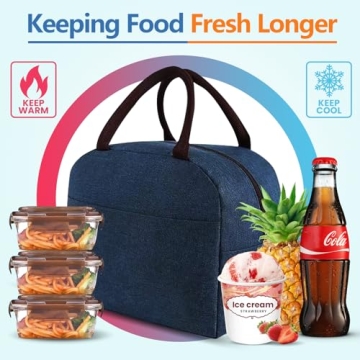 Eutopic Insulated Lunch Bags - Stylish Portable Coolers