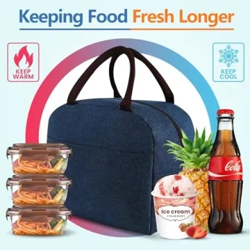 Eutopic Insulated Lunch Bags - Stylish Portable Coolers