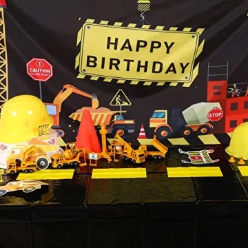 Durable Construction Party Tablecloths for Festive Decor