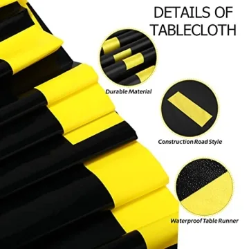 Durable Construction Party Tablecloths for Festive Decor