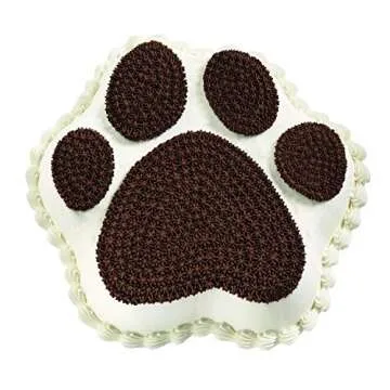 Wilton Paw Print Cake Pan, Silver, Aluminum
