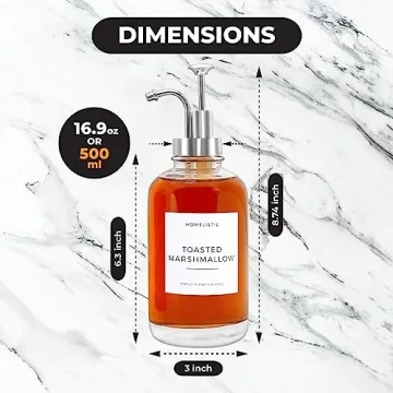 homelistic Syrup Dispenser Bottles for Coffee Lovers